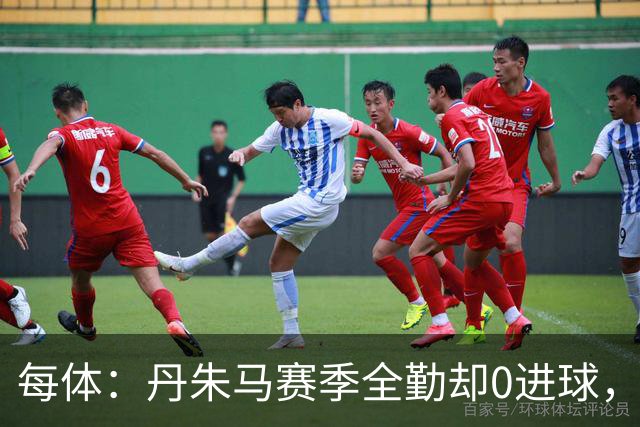 每体：丹朱马赛季全勤却0进球，4次错失良机，身价缩水94%